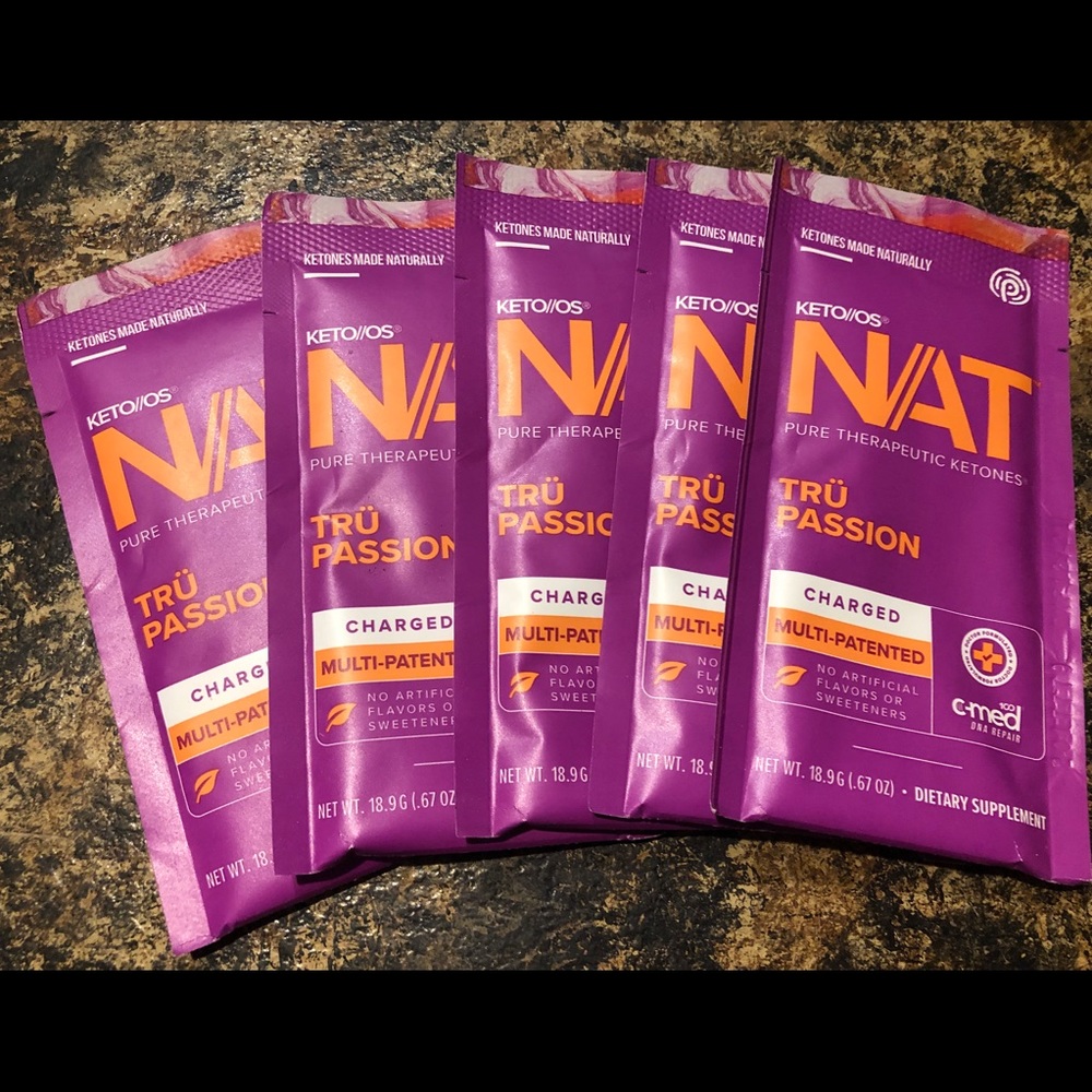 5 packs of Prüvit Keto